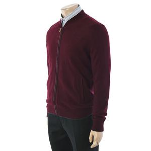 [예작(셔츠)]울캐시혼방변형 헨리넥풀짚업가디건YJEWCD455