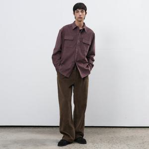 MAN 루즈핏 코듀로이 셔츠 [PURPLE] / SBE3M03005
