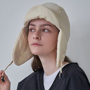 [르니앤맥코이골프] 여성 윈터 밀크 패딩 이어머프 모자 FM12AM100L