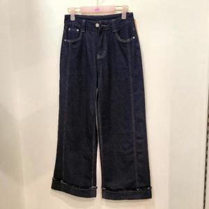 수스 HC07 기모롤업와이드 데님팬츠 S254BJEA56