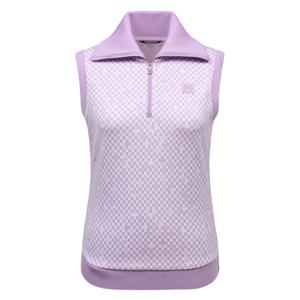 [링스본사] 여성 체커보드 패턴 티 베스트 L21C3TL082_VO