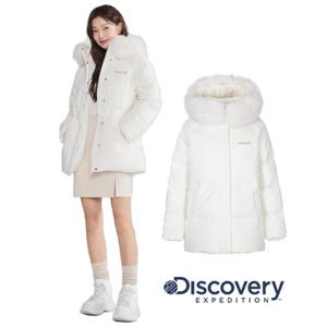 디스커버리 2025F W 겨울 [DWDJ98056CRS] 여성 켈리 구스다운 미드패딩