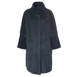 [펠리체조수니]루즈핏 니트블럭 코트(FLWC468)