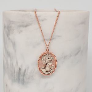 오팔하우스 14k 투톤 엘리쟈베스 코인 목걸이 OPGDN764