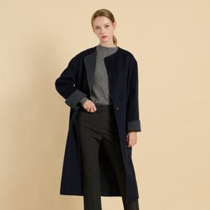 [BCBG] G 라운드넥 핸드메이드코트 B5W9G870