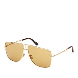 톰포드 메탈 프레임 리무리스 더블 브리지 선글라스 FT1307 593