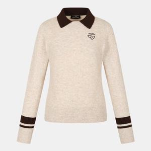 [테일러메이드] 여성 캐시미어 혼방 카라 니트 (TWSYO7227-508)