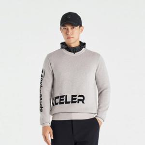 [테일러메이드] 남성 레터링 라운드 니트 (TMSRO4121-508)