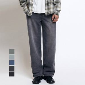 (GS) 럭스골프 남녀공용 스트리트 뒷밴딩 세미 와이드 데님 팬츠 SQ25A515