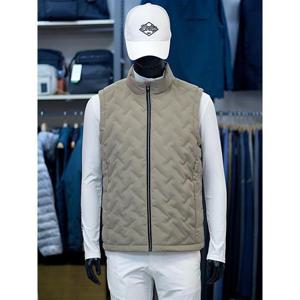 팜스프링스 세이브존03 팜스프링스 남성 골프 가을 겨울 튜브 덕 집업 베스트 조끼 ASWVM243511GA