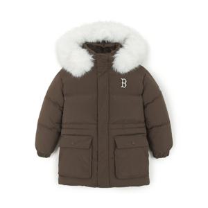 MLB키즈 아웃도어 에어쉘 사라피 미드 덕다운 (7ADJB135643BRS)