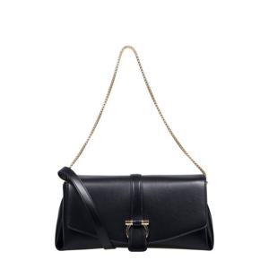 25 FW 페라가모 모노크롬 실루엣 클래식 폴드오버 탑 미디엄 숄더백 2197940