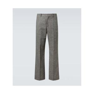 아크네 체크 울 스트레이트 팬츠 P01066529
