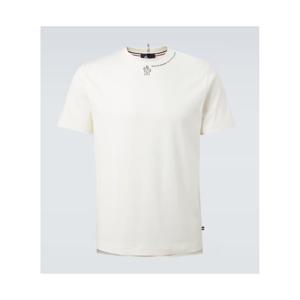 몽클레어 로고 코튼 저지 티셔츠 P01068572
