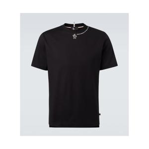 몽클레어 로고 코튼 저지 티셔츠 P01068573