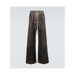 릭오웬스 DRKSHDW 코팅 코튼 와이드 팬츠 P01057271