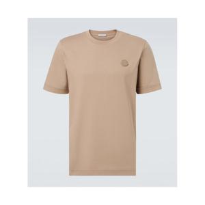 몽클레어 로고 코튼 저지 티셔츠 P01068495