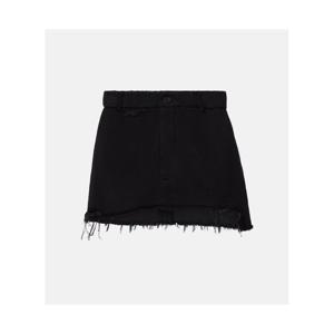 발렌시아가 디스트레스드 데님 미니스커트  P01058266