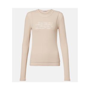 아크네 레이어드 프린트 코튼 블렌드 티셔츠 P01088946