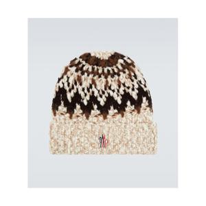 몽클레어 자카드 울 블렌드 비니 P01068584