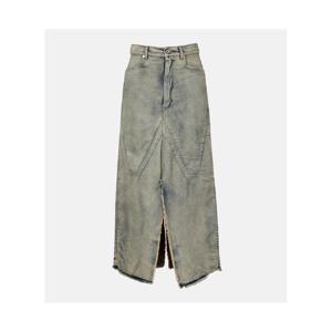 릭오웬스 디스트레스드 데님 맥시 스커트 P01075807