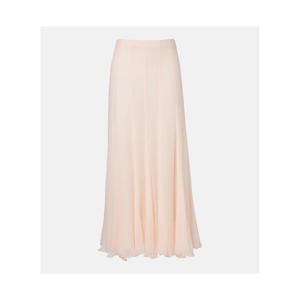 끌로에 플리츠 실크 모슬린 맥시 스커트  P01090123