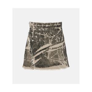 릭오웬스 Sisysnap 디스트레스드 데님 미니스커트 P01069232