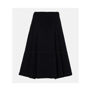 마르니 티어드 코튼 블렌드 미디 스커트 P01058583