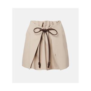 로에베 코튼 실크 개버딘 미니스커트 P01066179