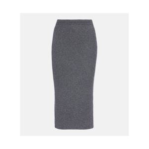 톰포드 캐시미어 코튼 블렌드 미디 스커트 P01053610