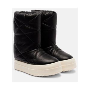 릭오웬스 Mega Bumper Lunar 레더 부츠 P01086386