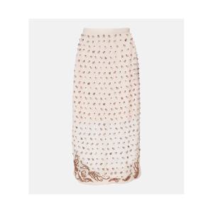 드리스반노튼 임벨리시드 시어 미디 스커트 P01092167