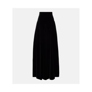 막스마라 코튼 벨벳 맥시 스커트 P01096054