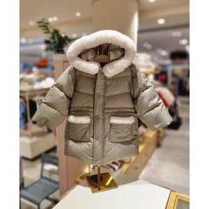 (밍크뮤10) 25FW 신상 (KH) FUR배색롱다운점퍼 HK (35C14114070)