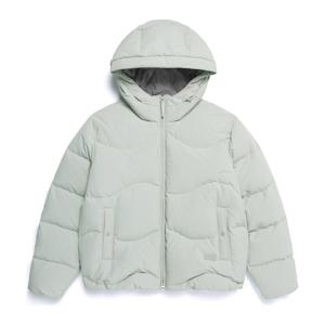 내셔널지오그래픽 N254WDW070 여성 물결 퀼팅 덕다운 점퍼 LIGHT KHAKI