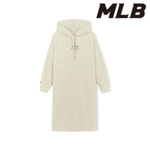 MLB (3FOPB0154-50CRS) 여성 베이직 후드 롱 원피스