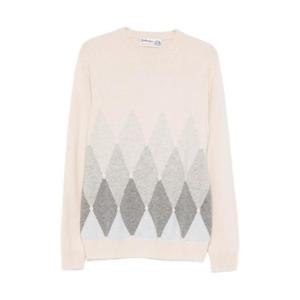 25 FW 발렌타인 아가일 니트 크루 넥 스웨터 B2P0007K0A8 TP444371473