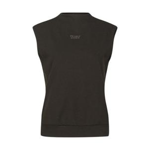 파리게이츠골프민소매 NQC 521D3TR102_BR 여성 로고 슬리브리스 티셔츠