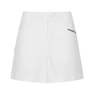 파리게이츠골프반바지 NQC 521C3PS373_WH 여성 백밴딩 로고 포켓 쇼츠