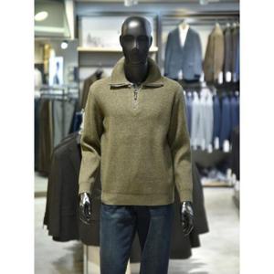 오스틴리드 세이브존03 겨울 골지 반집업 니트 AWH45825