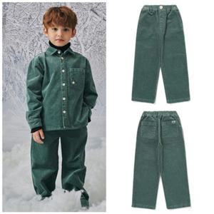 빈[BEEN]HP 아동 그린 코듀로이 일자팬츠 BZ63PT03GN PG