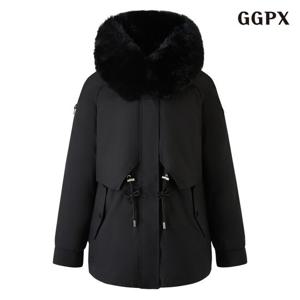 [GGPX]퍼카라 허리 스트링 야상 점퍼 (GPDJJ014D)