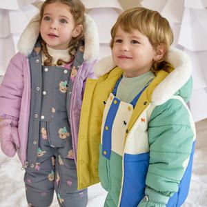 [블루독베이비8] FW25(GN)스노우 리버시블패딩점퍼A HJ (45C1411306) (BLUEDOG BABY 유아 출산 백일 선물