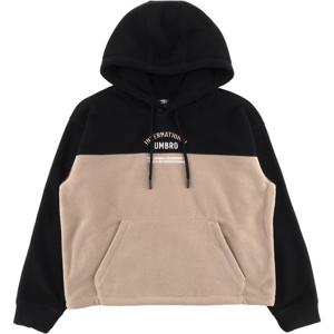 엄브로 플러스플리스 레터링 후드 티셔츠 UQ423CHDN1BLK