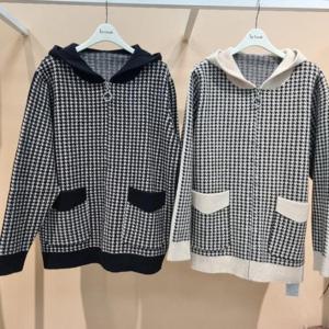 라티움 HC34 탄탄한니트 팔 품편한 후드니트집업 T2543jp10