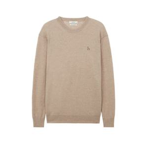 [헤지스]헤지스 베이지 캐시미어 크루넥 니트 HZSW4D467I2