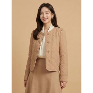 [꼼빠니아][꼼빠니아]크롭 퀼팅 점퍼-CW22CT9001496C