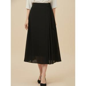 [꼼빠니아][꼼빠니아]언발 배색 플리츠 스커트-CW22SF0201509C