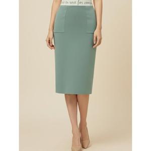 [꼼빠니아][꼼빠니아]레터링 밴딩 니트 스커트-CW22SQ9201481C