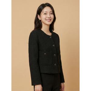 [꼼빠니아][꼼빠니아]트위드 크롭 자켓-CW24JK7101541C